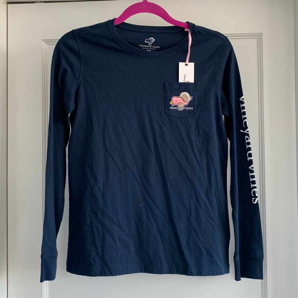Women’s XXS vineyard vines thanksgiving shirt NWT